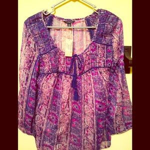 Bohemian style, ladies shirt